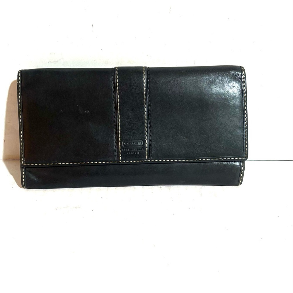 Coach vintage Black Leather Wallet